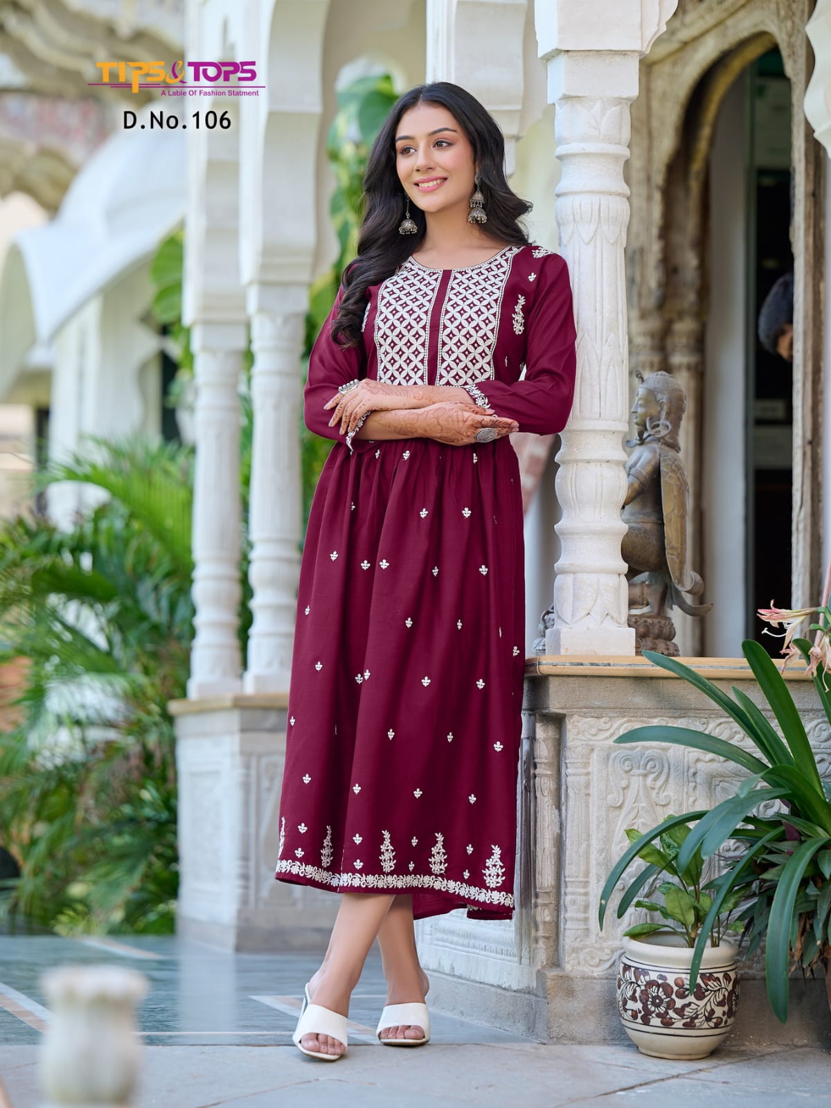 Tips And Tops Lakhnavi Designer Kurti Catalog